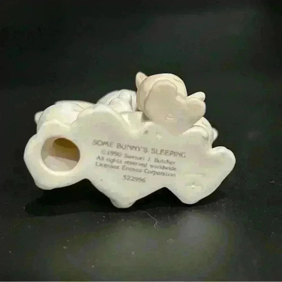Precious Moments 1.7" Mini Figurine Bunny Family Nativity With Box Vintage 1990 - Picture 3 of 8